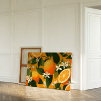 Citrus Blossoms Dance In Sunlight