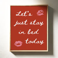 Lazy Sunday Wears Pink Kisses