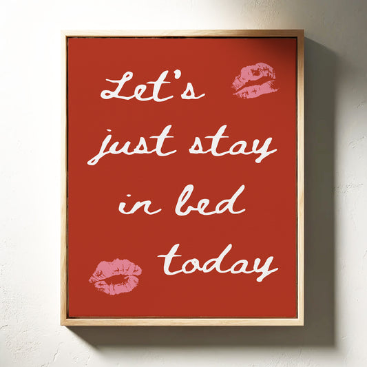 Lazy Sunday Wears Pink Kisses
