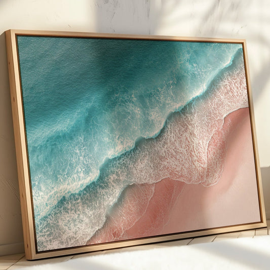 Tides Crafting Their Own Canvas