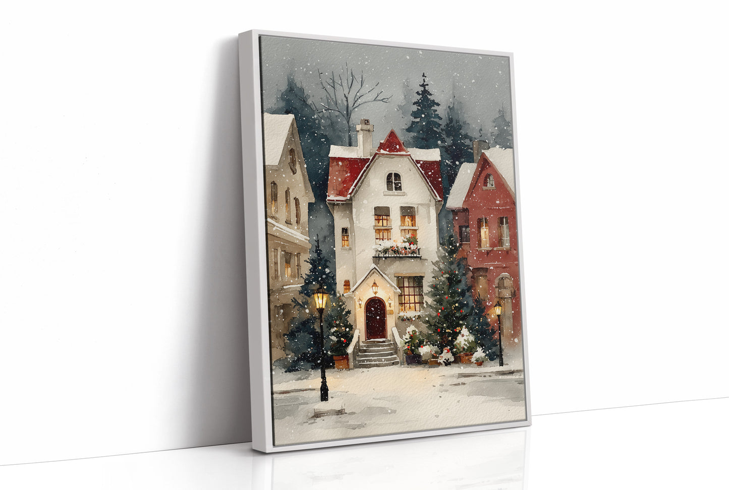 Snowfall on Main Street