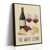 Wine & Cheese, Painted