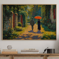 Autumn Path Through Garden Gates