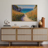 Poppies Dance Along Ocean Trails
