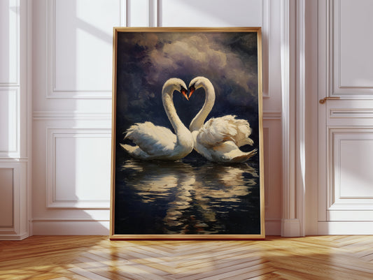 Hearts Entwined in Still Waters