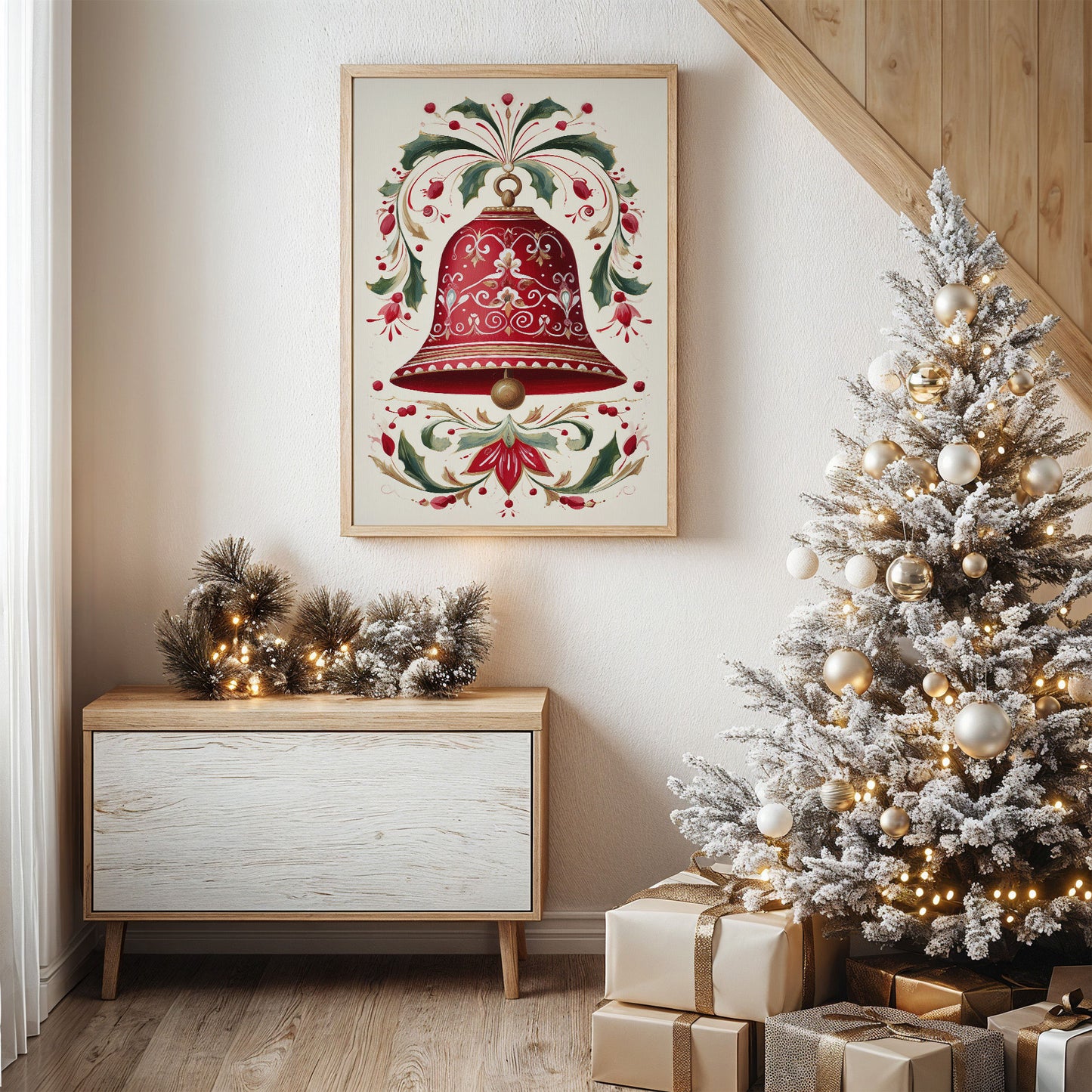 Crimson Bell Sings Winter's Welcome