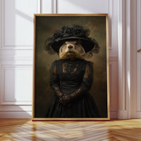 Elegant Rodent in Victorian Attire