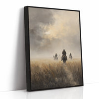 Riders Through Prairie Dusk