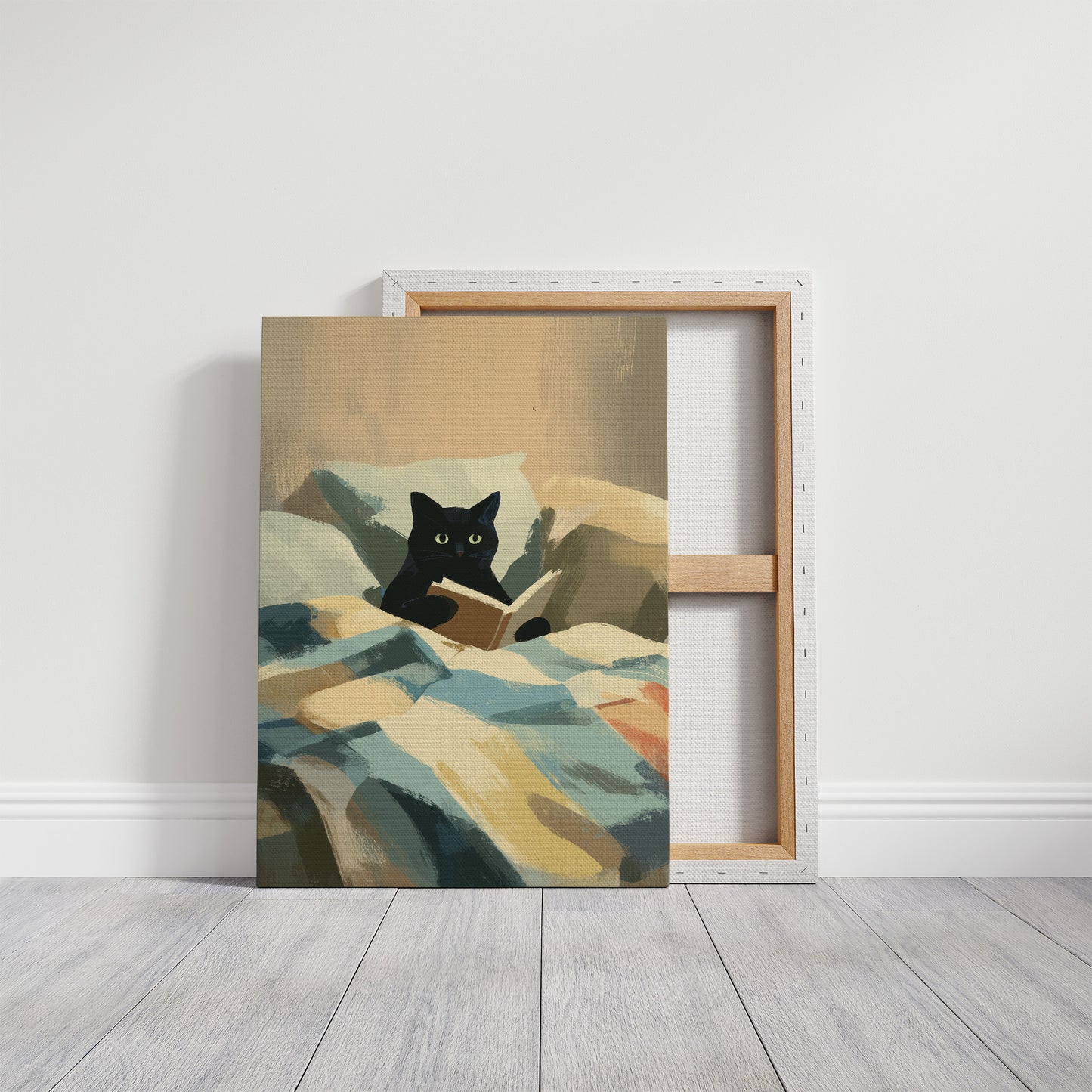 Midnight Scholar in Pastel Comfort