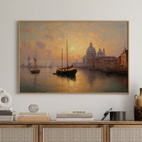 Venetian Sails Chase Golden Light