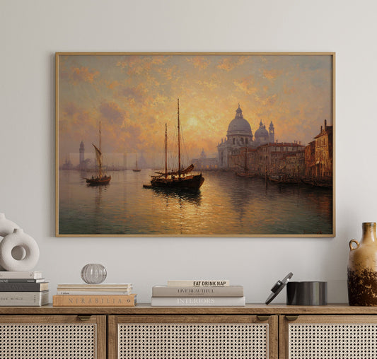 Venetian Sails Chase Golden Light