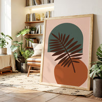 Foliage Dances Against Soft Canvas