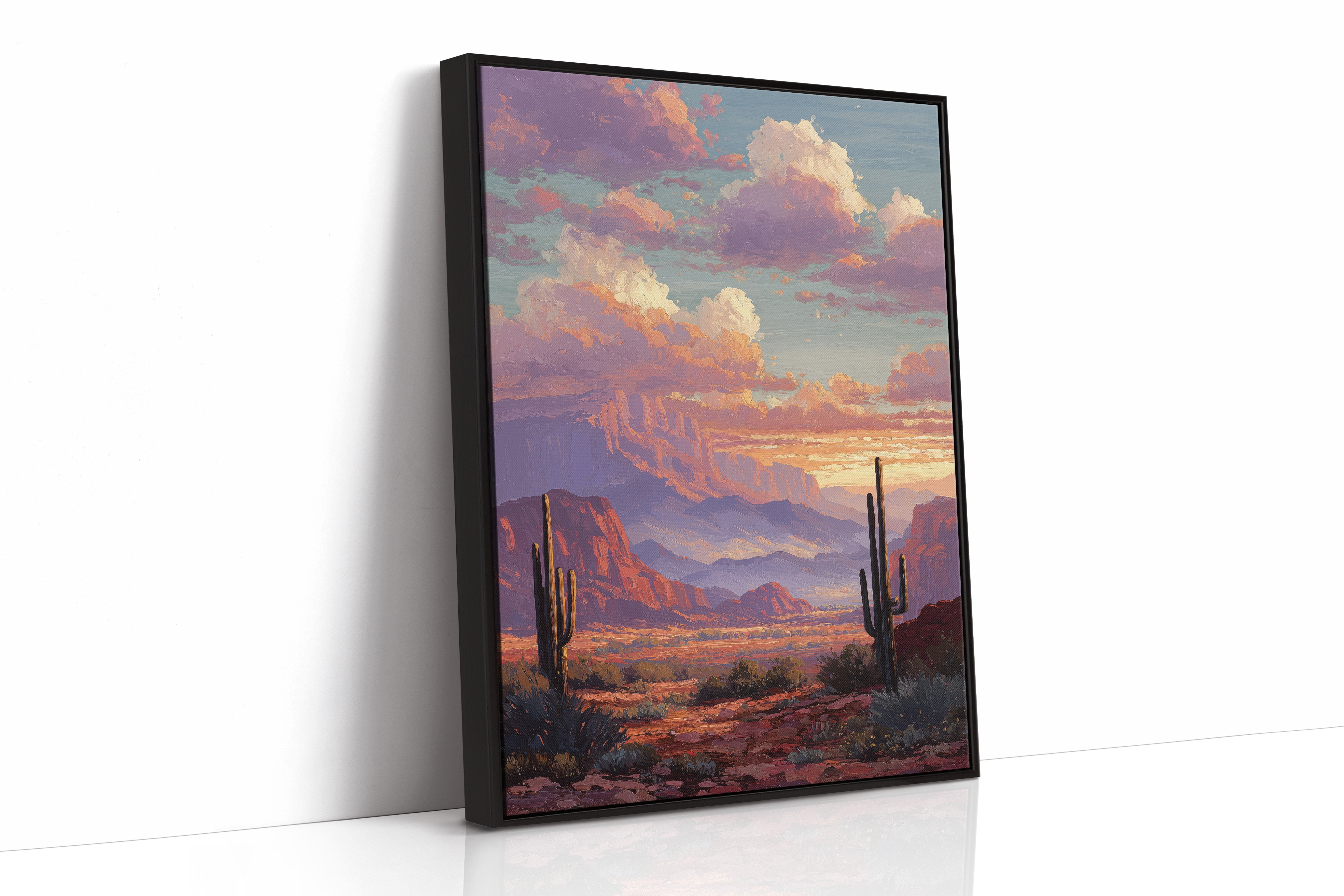 Copper Skies Over Silent Mesa