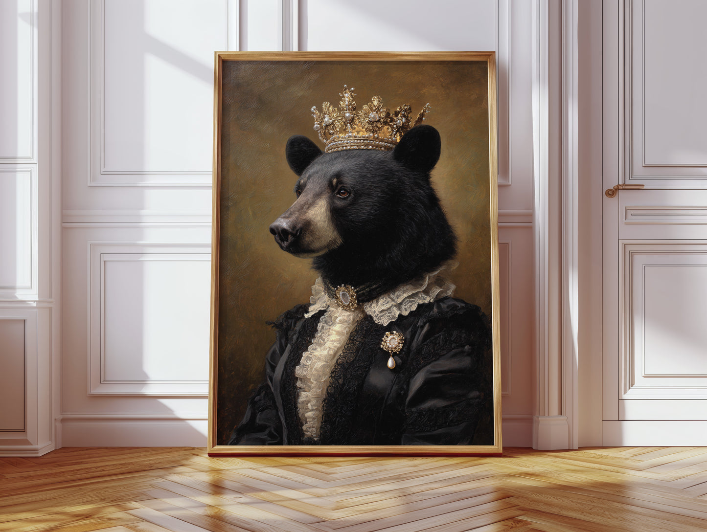 Regal Majesty in Woodland Silence