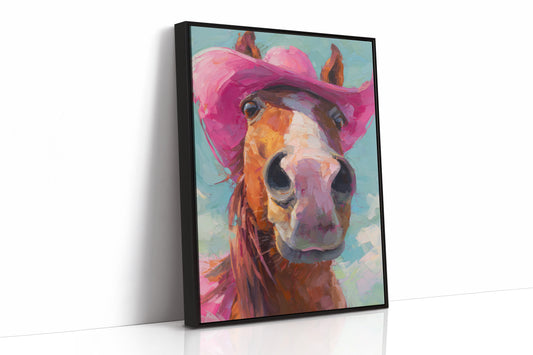 Cowgirl's Steed In Magenta