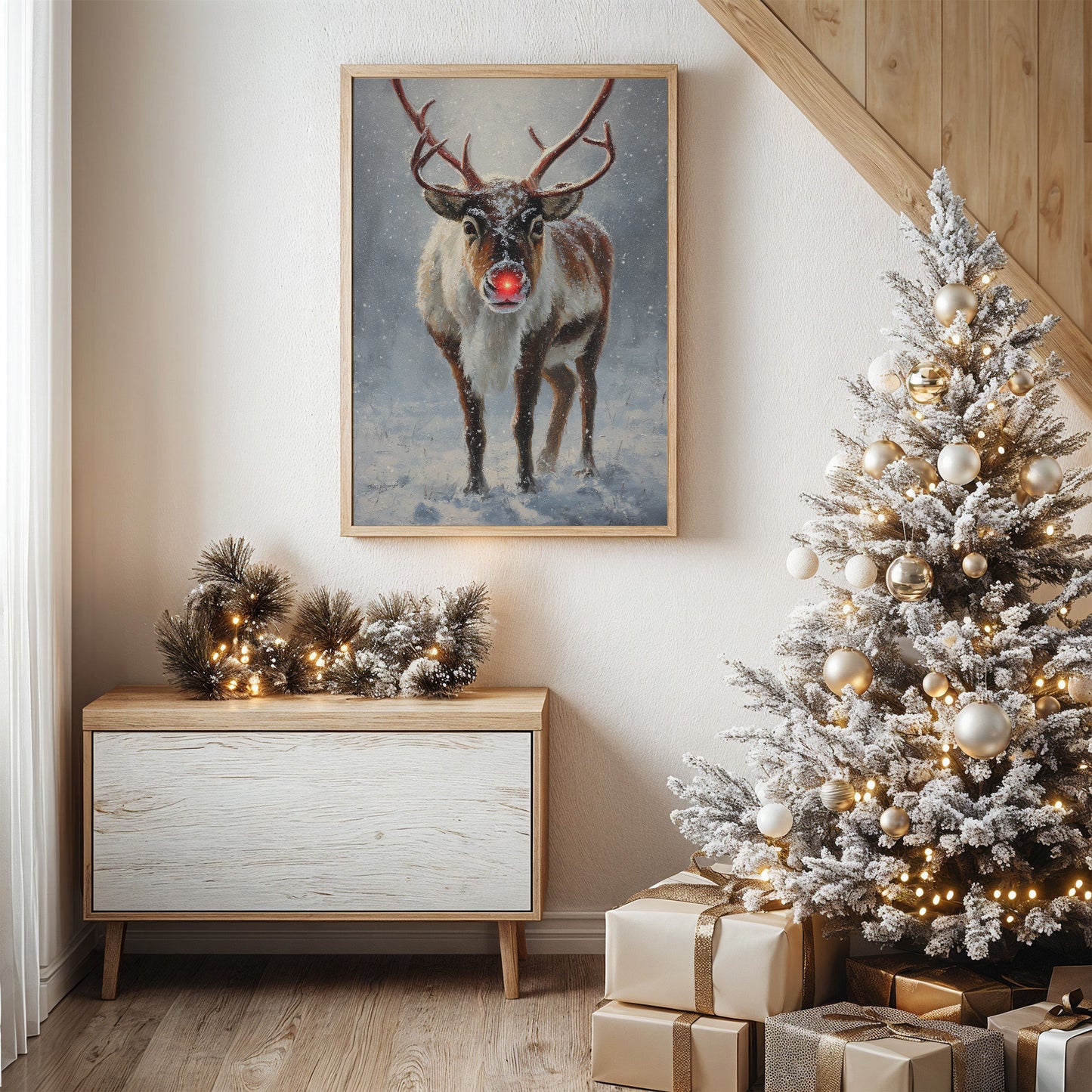 Rudolph Brings December's First Snow