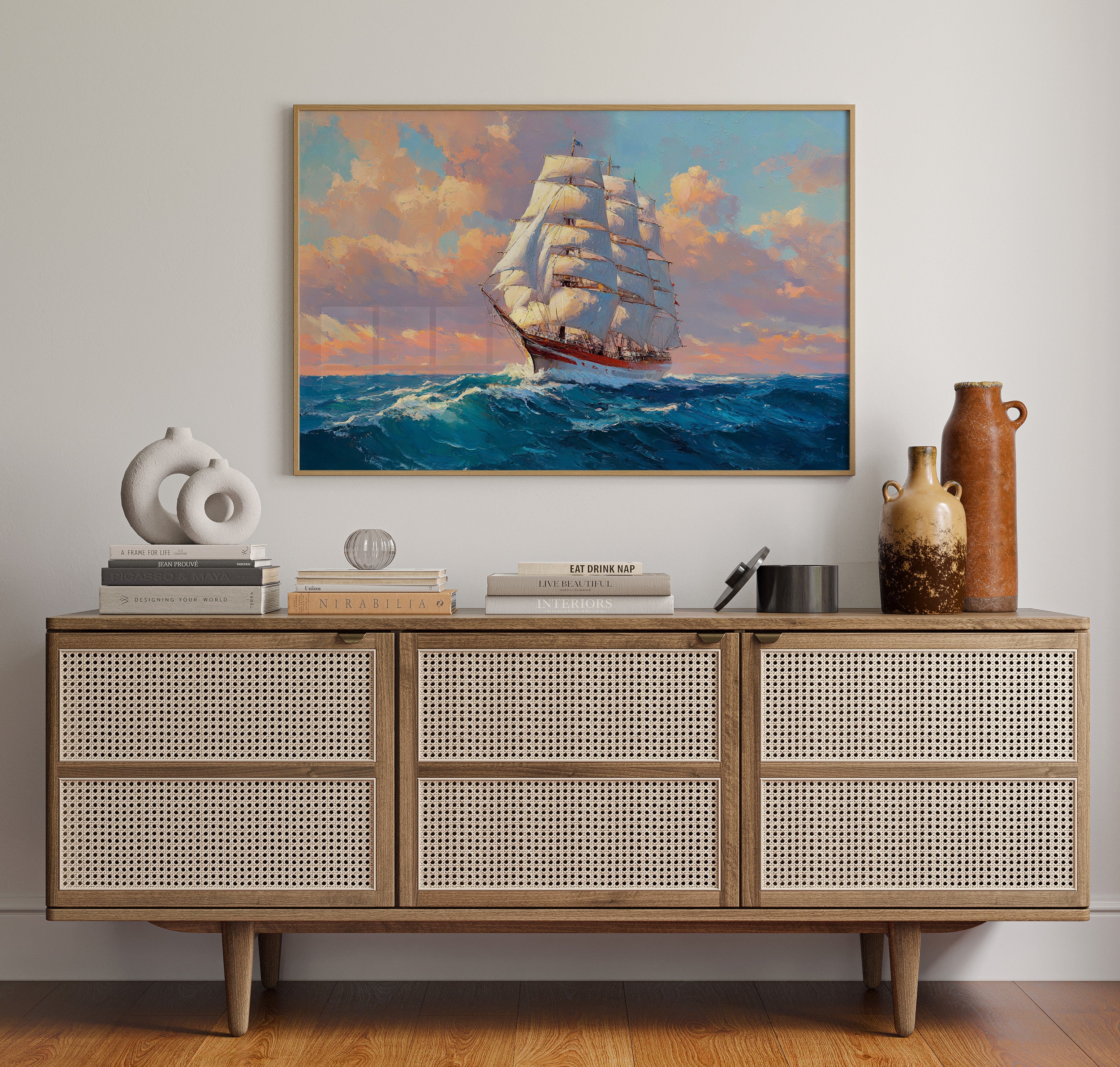 Sunset Sails Chase Ocean Dreams