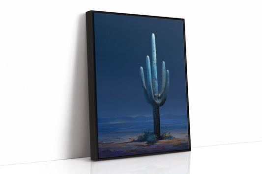 Midnight Sentinel Under Desert Stars
