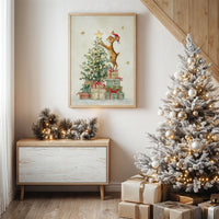 Fawn Reaches For Holiday Stars