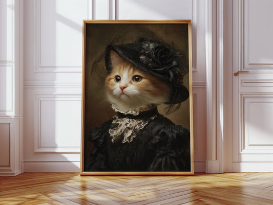 A Feline's Timeless Elegance