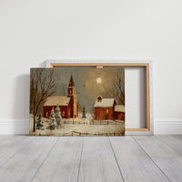 Quiet Village Under Winter Stars