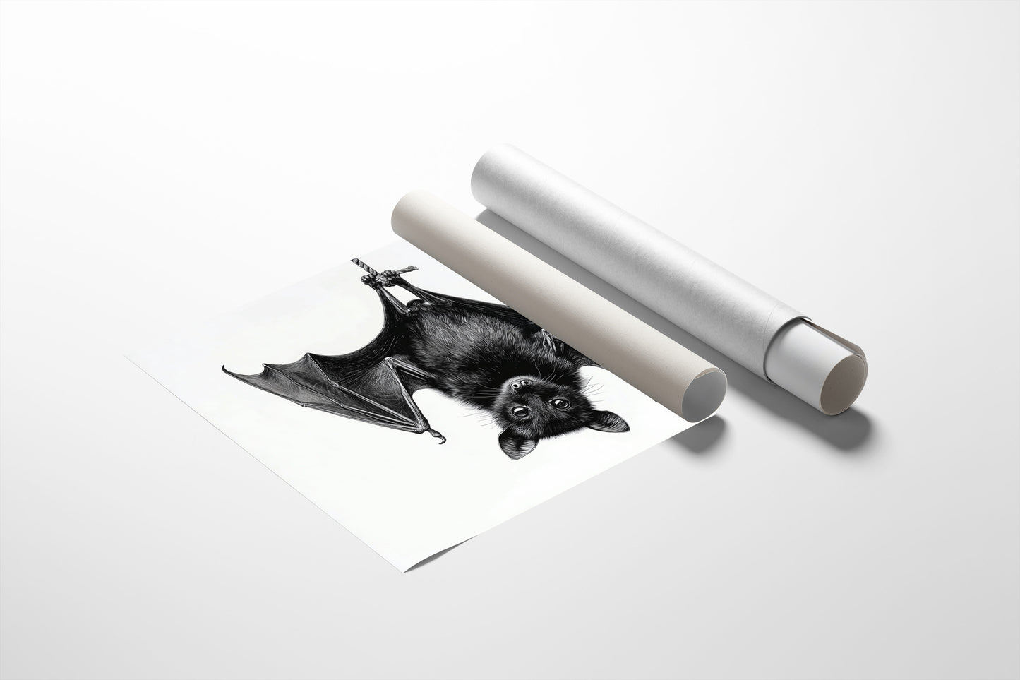 Nocturnal Scholar Hangs Between Pages