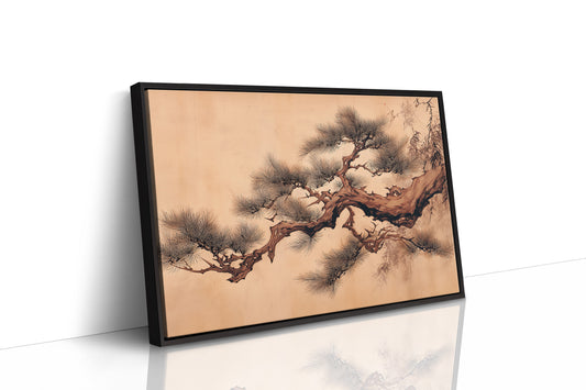 Ancient Pine Bends With Morning Light