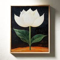 Lotus Rises Through Starlit Earth