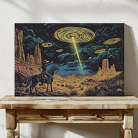 The Arrival Over Monument Valley