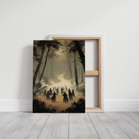 Misty Circle: Ancient Rites in Autumn Woods