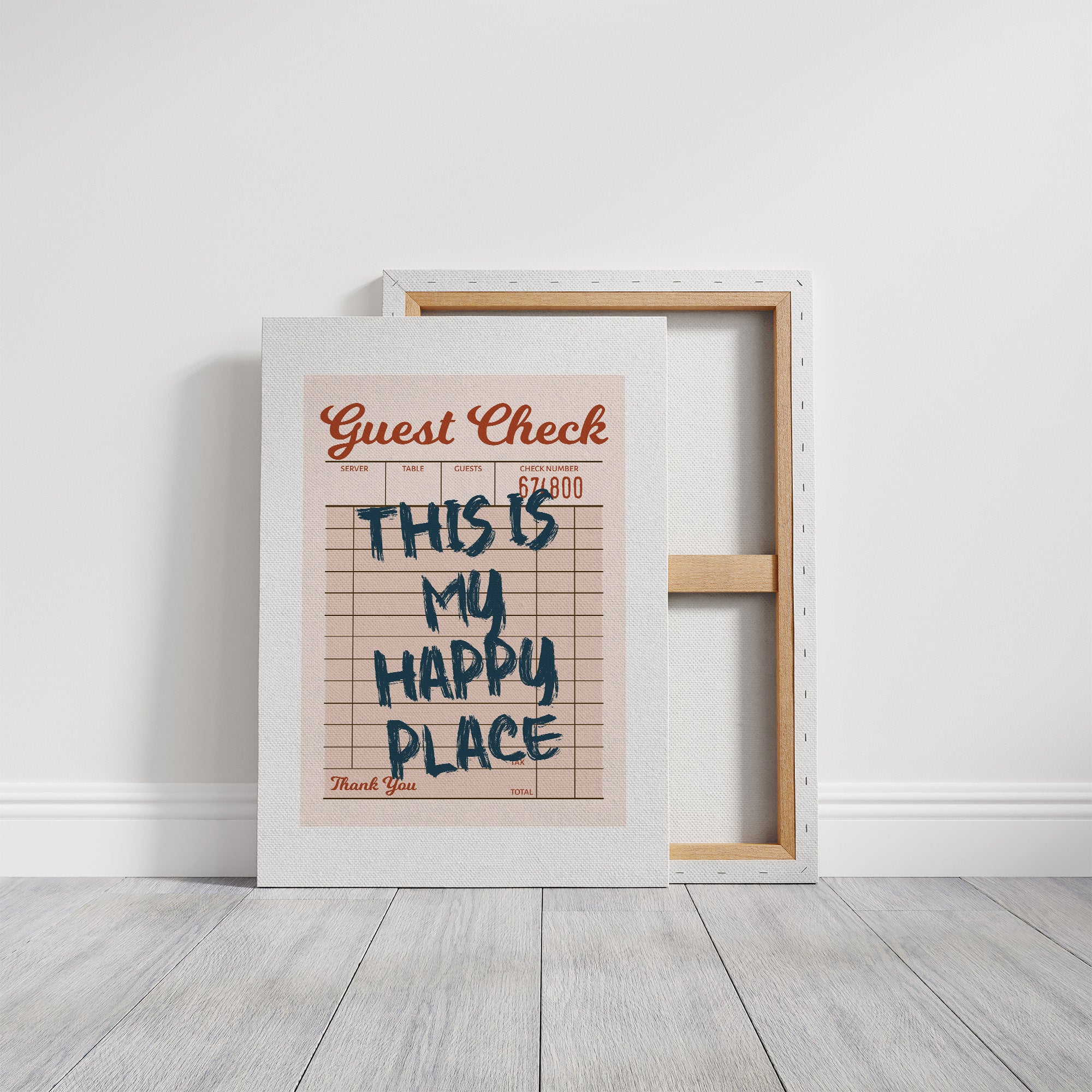 Check, Please — I'm Staying