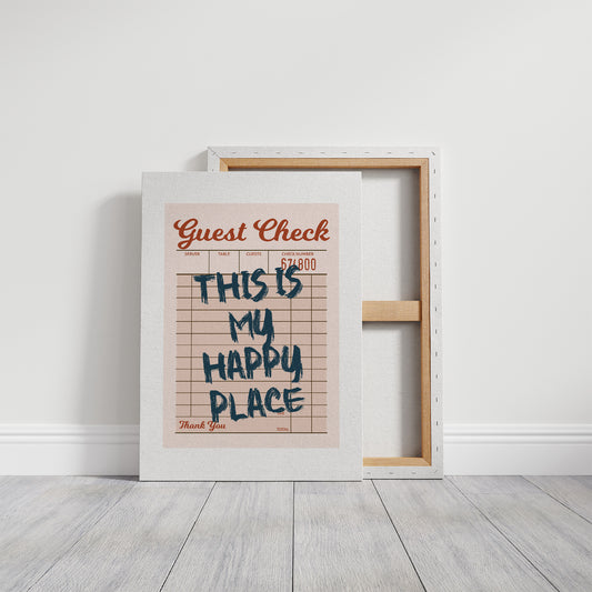 Check, Please — I'm Staying