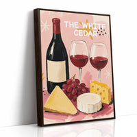Wine & Cheese, Festive Pink