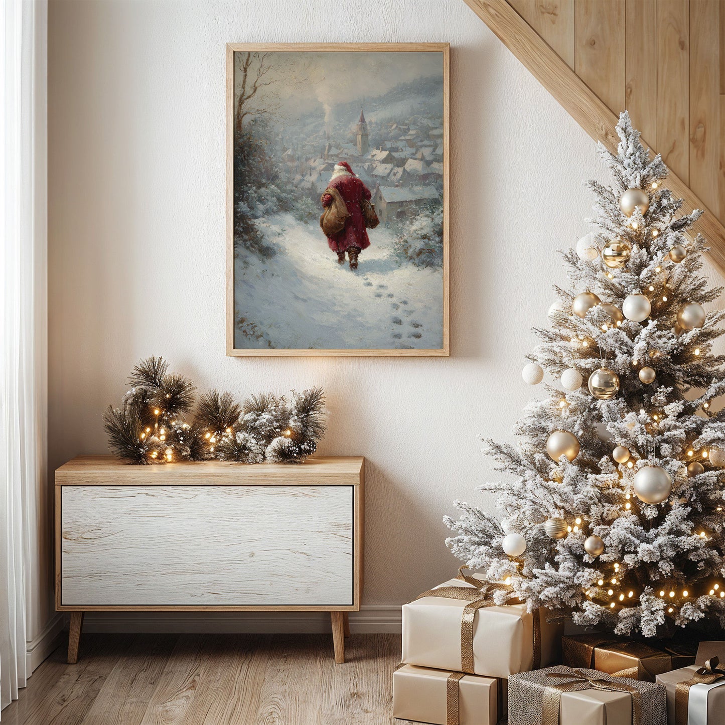 Snow Falls Softly On Sacred Night