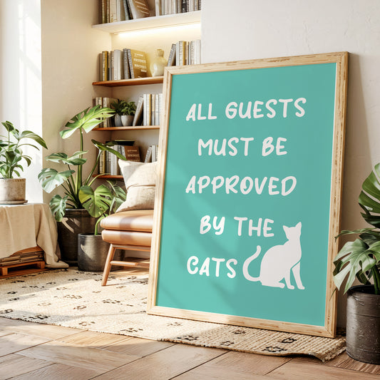 Entrance Requires Feline Approval