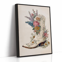 Blooms Upon Weathered Leather