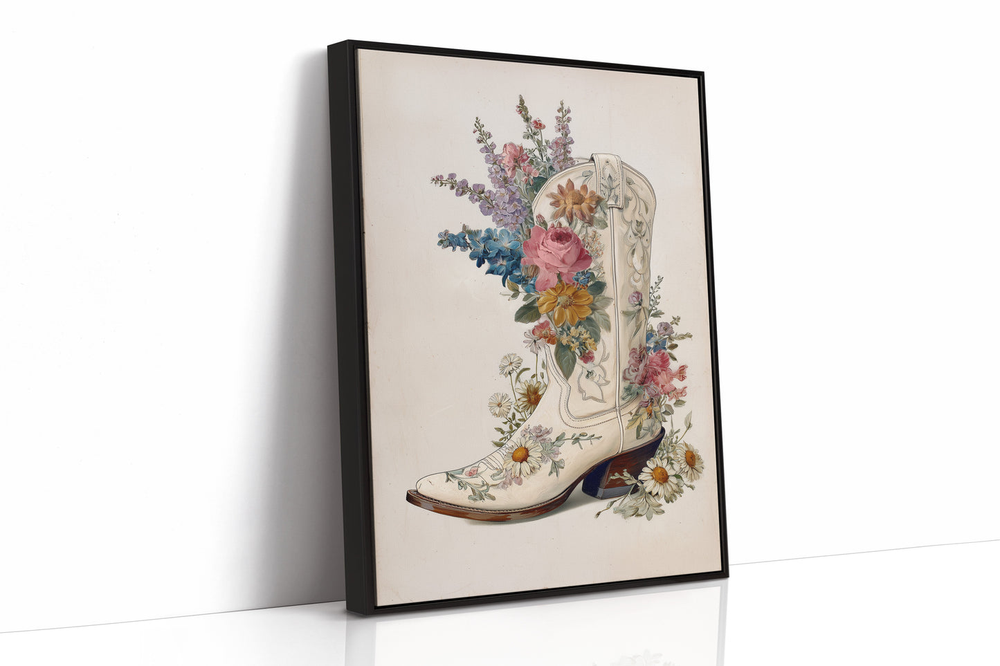 Blooms Upon Weathered Leather