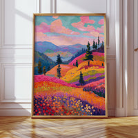 Fields Ablaze With Color