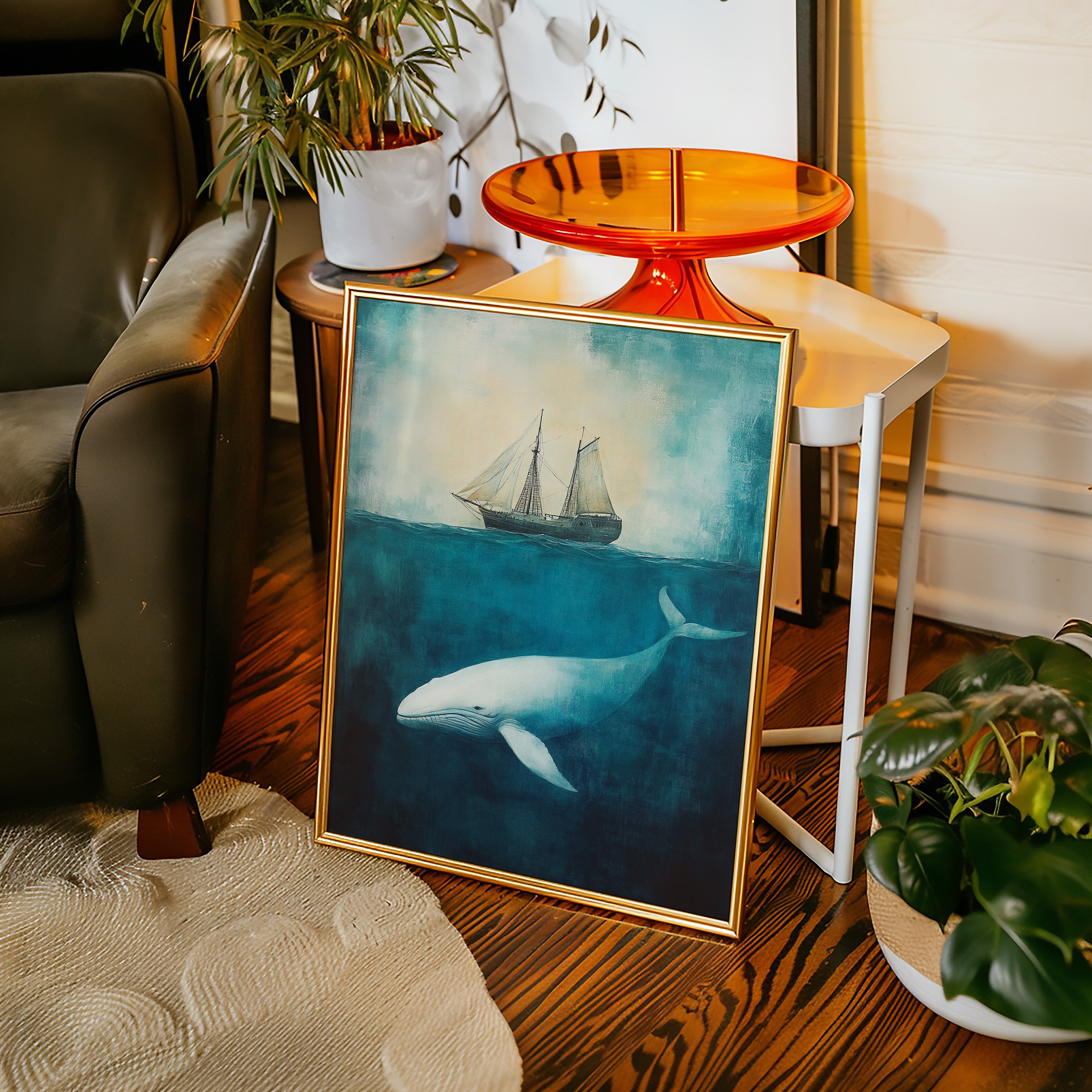 Deep Blue Silence and the Whale