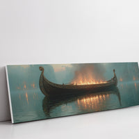Viking Farewell On The Burning Sea