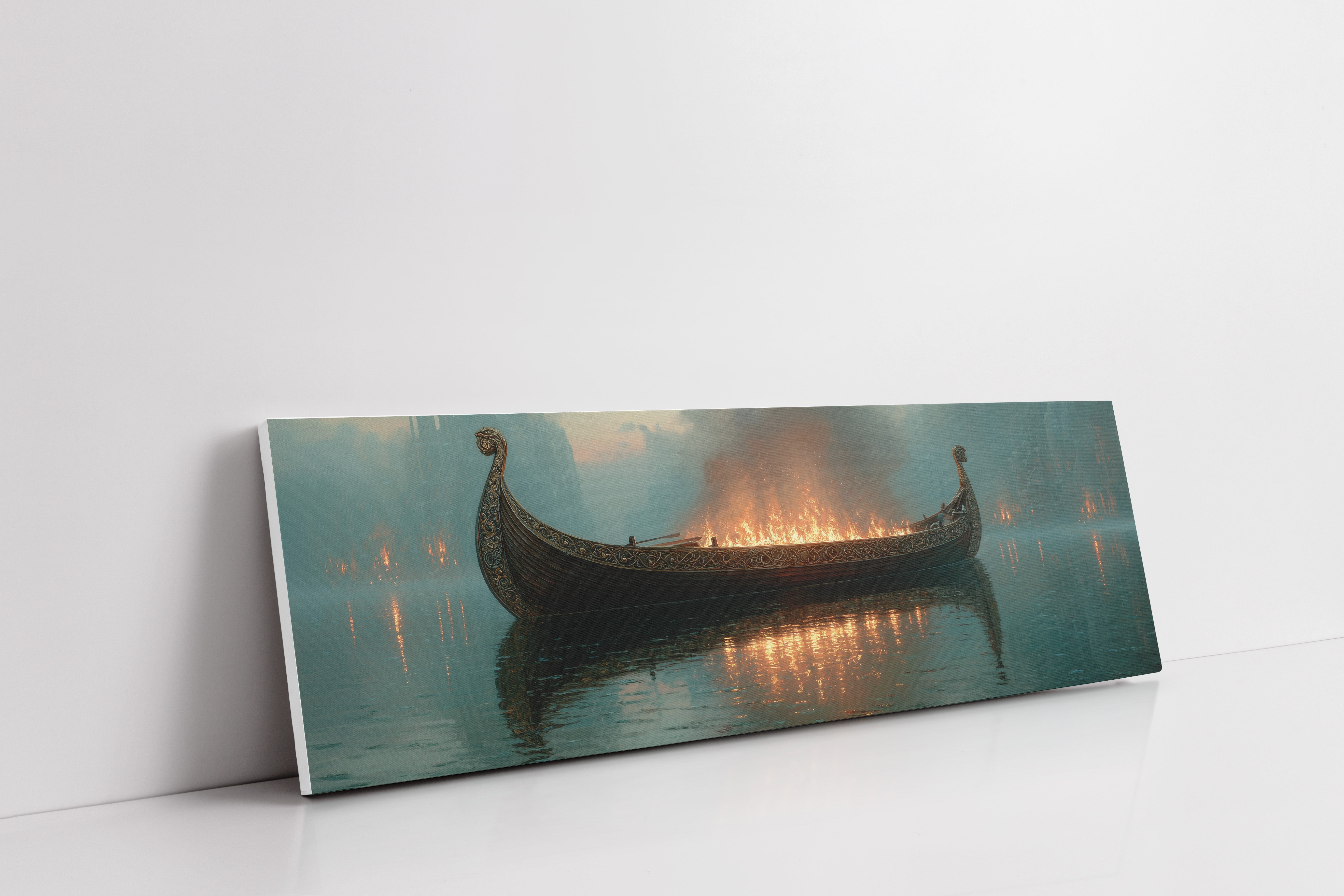 Viking Farewell On The Burning Sea