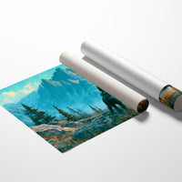 Solitary Ranger in Turquoise Peaks
