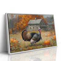 Autumn's Guest At The Farmhouse