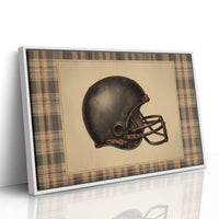 Vintage Gridiron Helmet Study