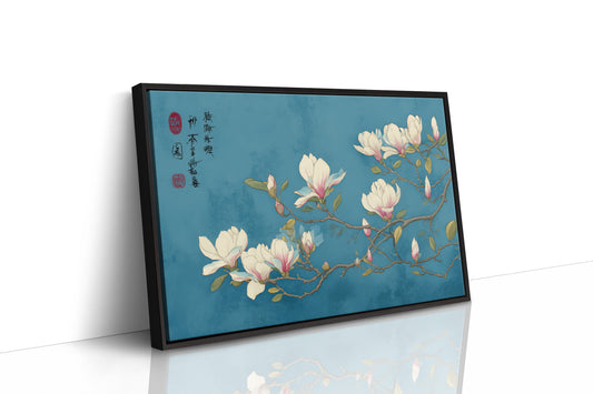 Magnolias Float On Azure Seas