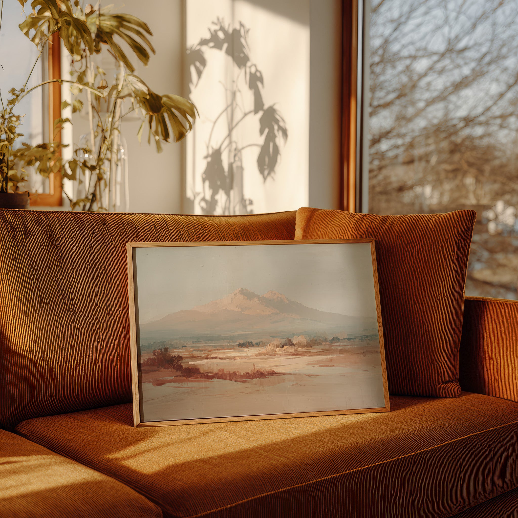 Mountains Bathed In Morning Light