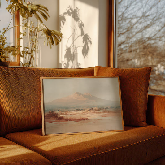 Mountains Bathed In Morning Light