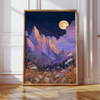 Moonlit Peaks and Meadow Serenades