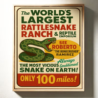 World’s Largest Rattlesnake Ranch Print