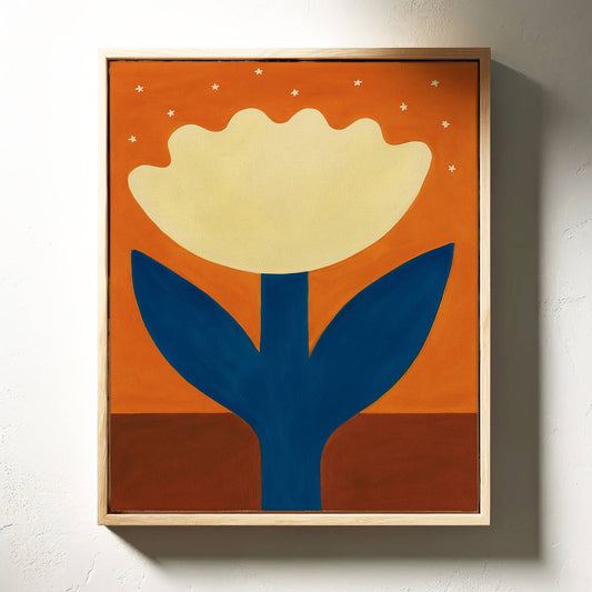 Moonlit Tulip Reaches For Stars